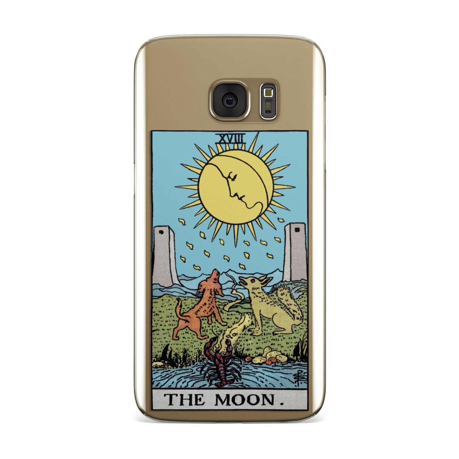 The Moon Tarot Card Samsung Galaxy Case