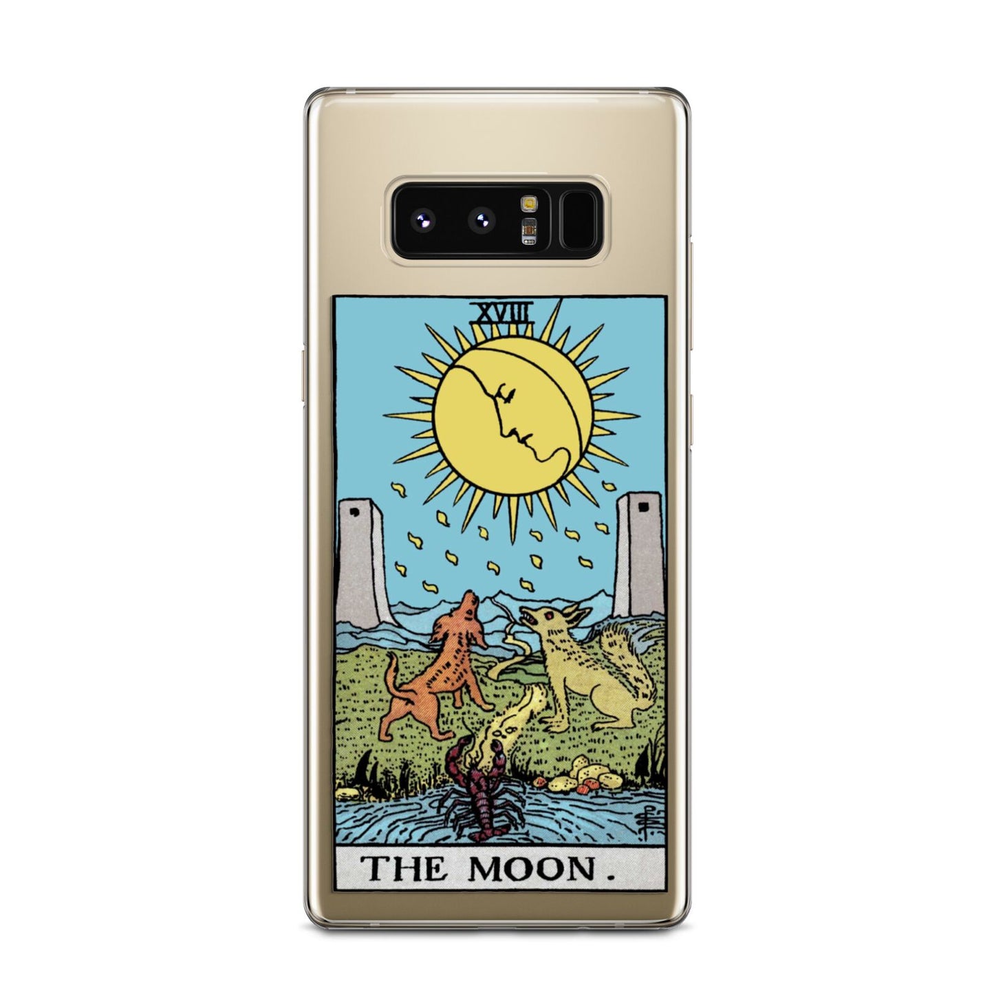 The Moon Tarot Card Samsung Galaxy Note 8 Case