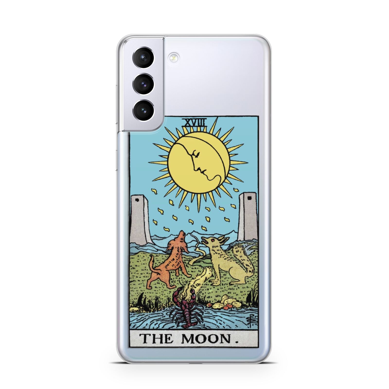 The Moon Tarot Card Samsung S21 Plus Case