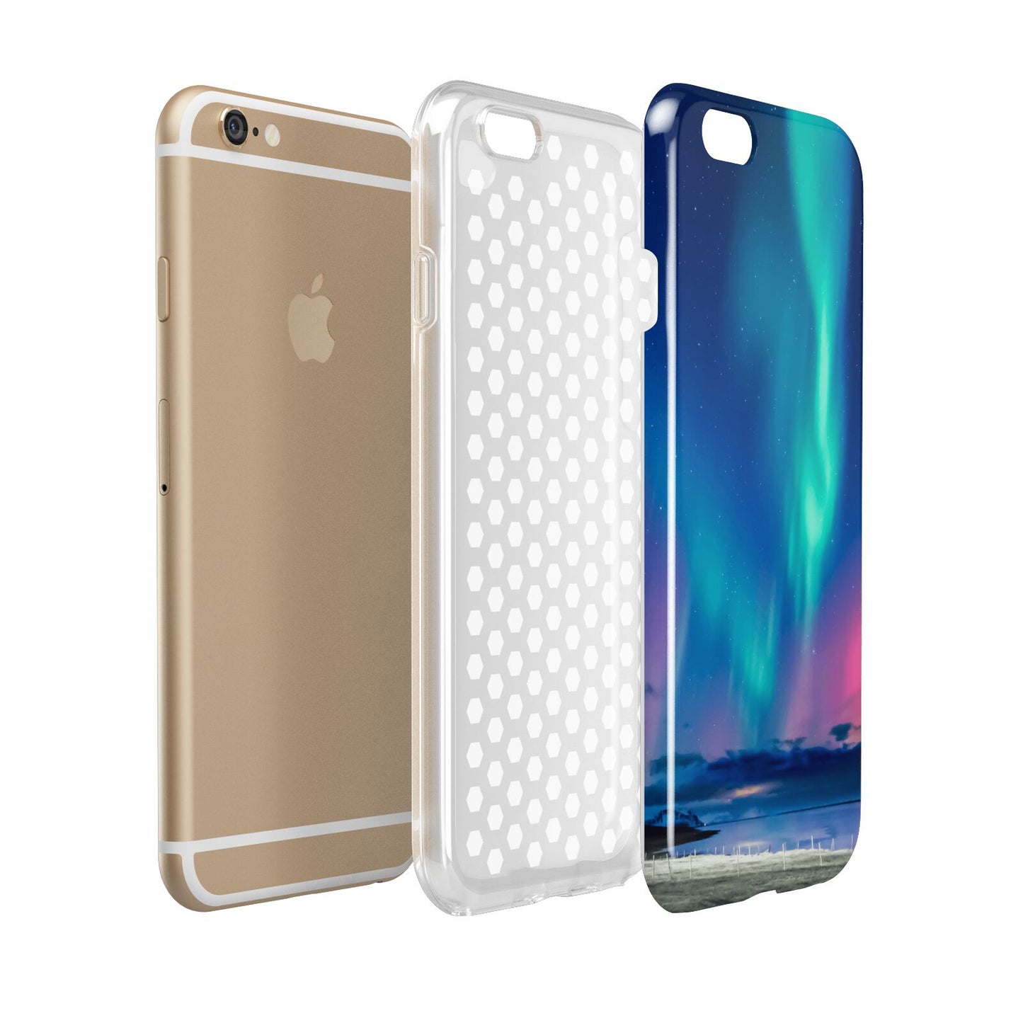 The Northern Lights Apple iPhone 6 3D Tough Case Expanded view