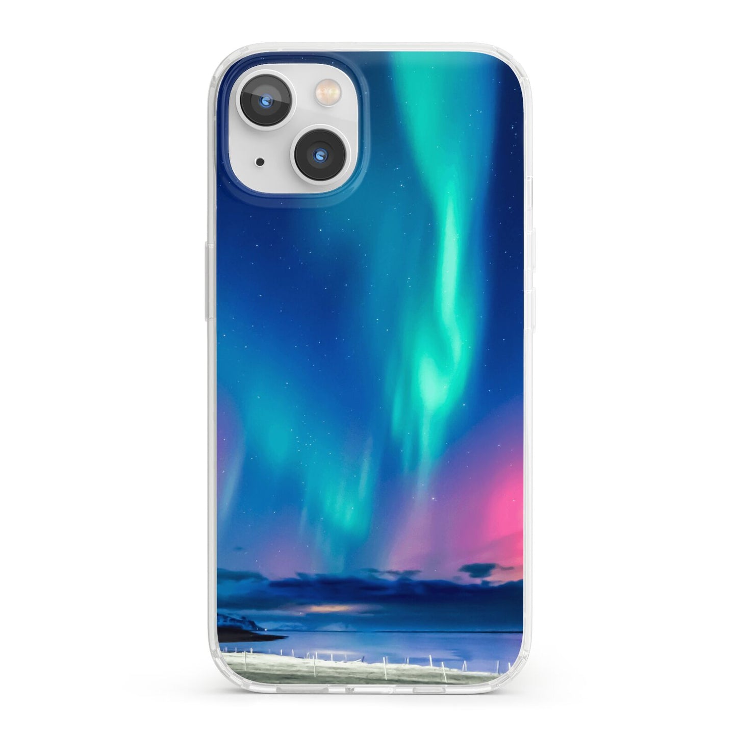 The Northern Lights iPhone 13 Clear Bumper Case