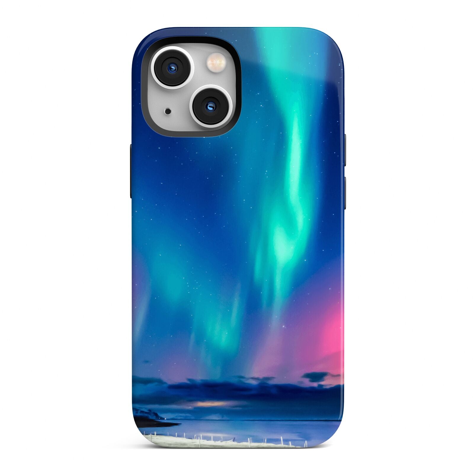 The Northern Lights iPhone 13 Mini Full Wrap 3D Tough Case