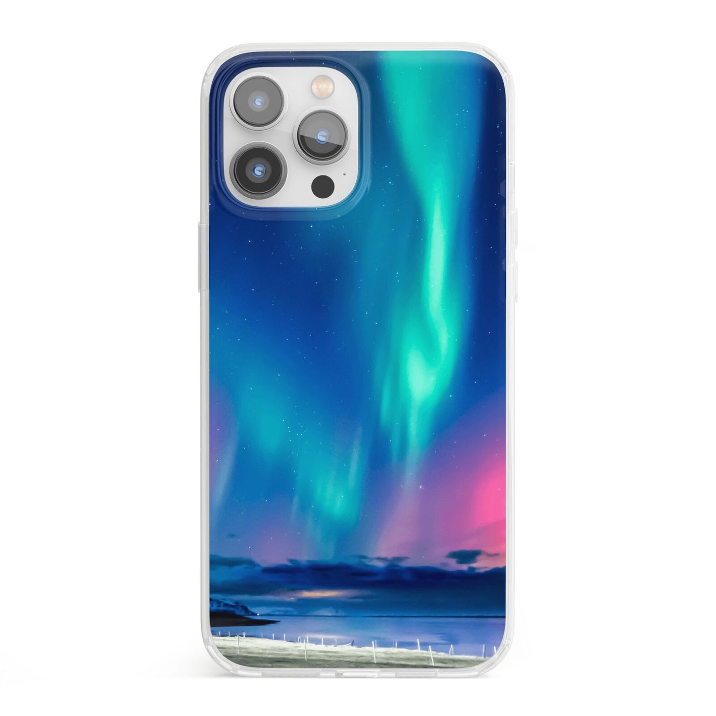 The Northern Lights iPhone 13 Pro Max Clear Bumper Case