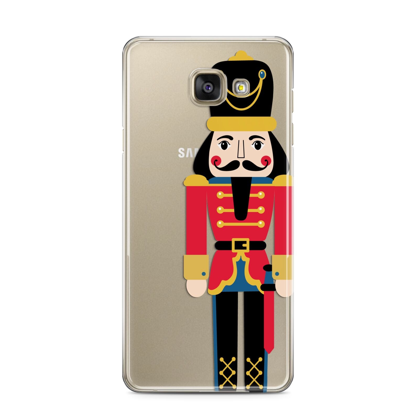 The Nutcracker Samsung Galaxy A3 2016 Case on gold phone