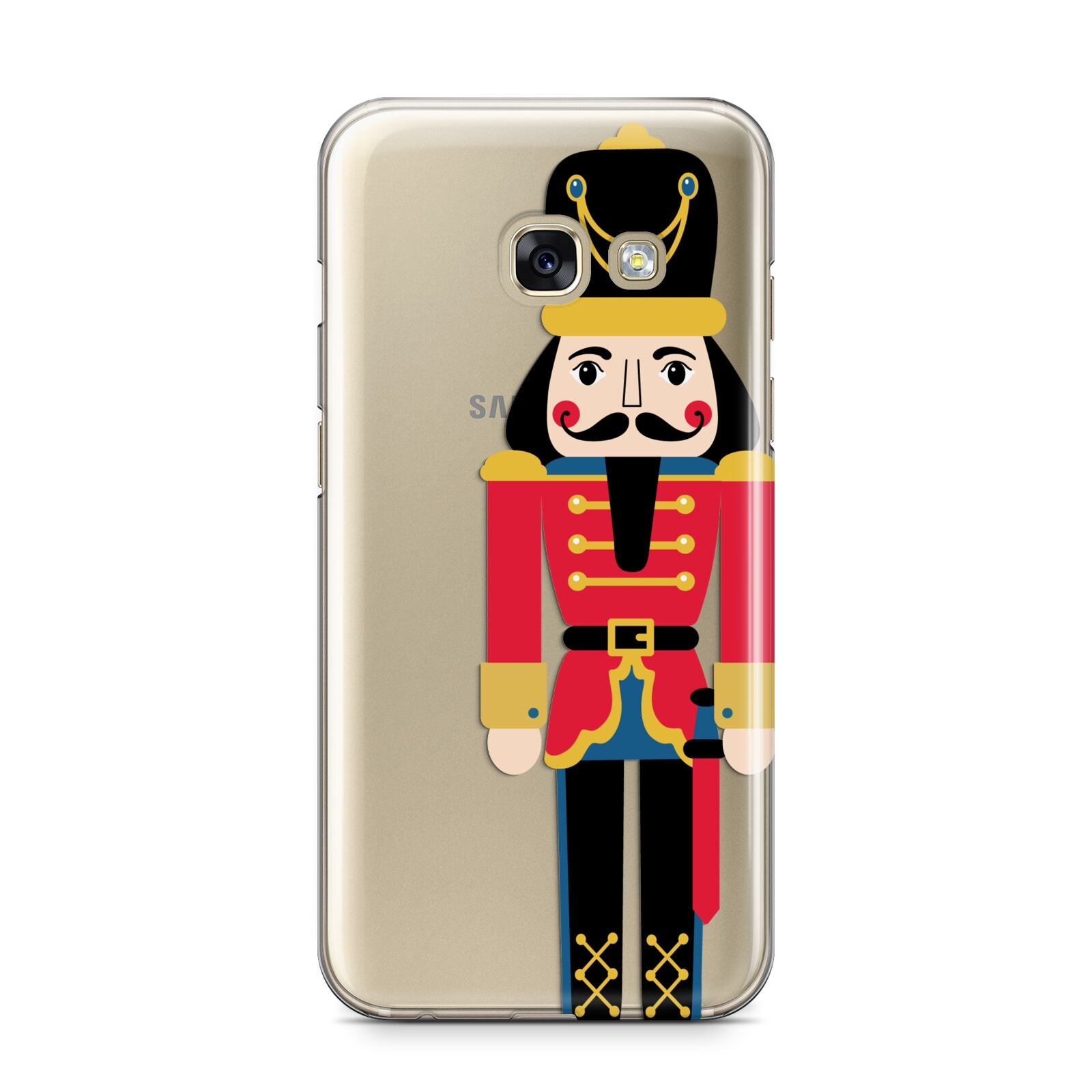 The Nutcracker Samsung Galaxy A3 2017 Case on gold phone