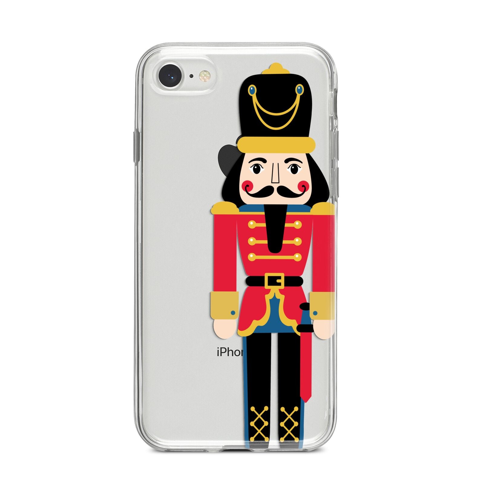 The Nutcracker iPhone 8 Bumper Case on Silver iPhone