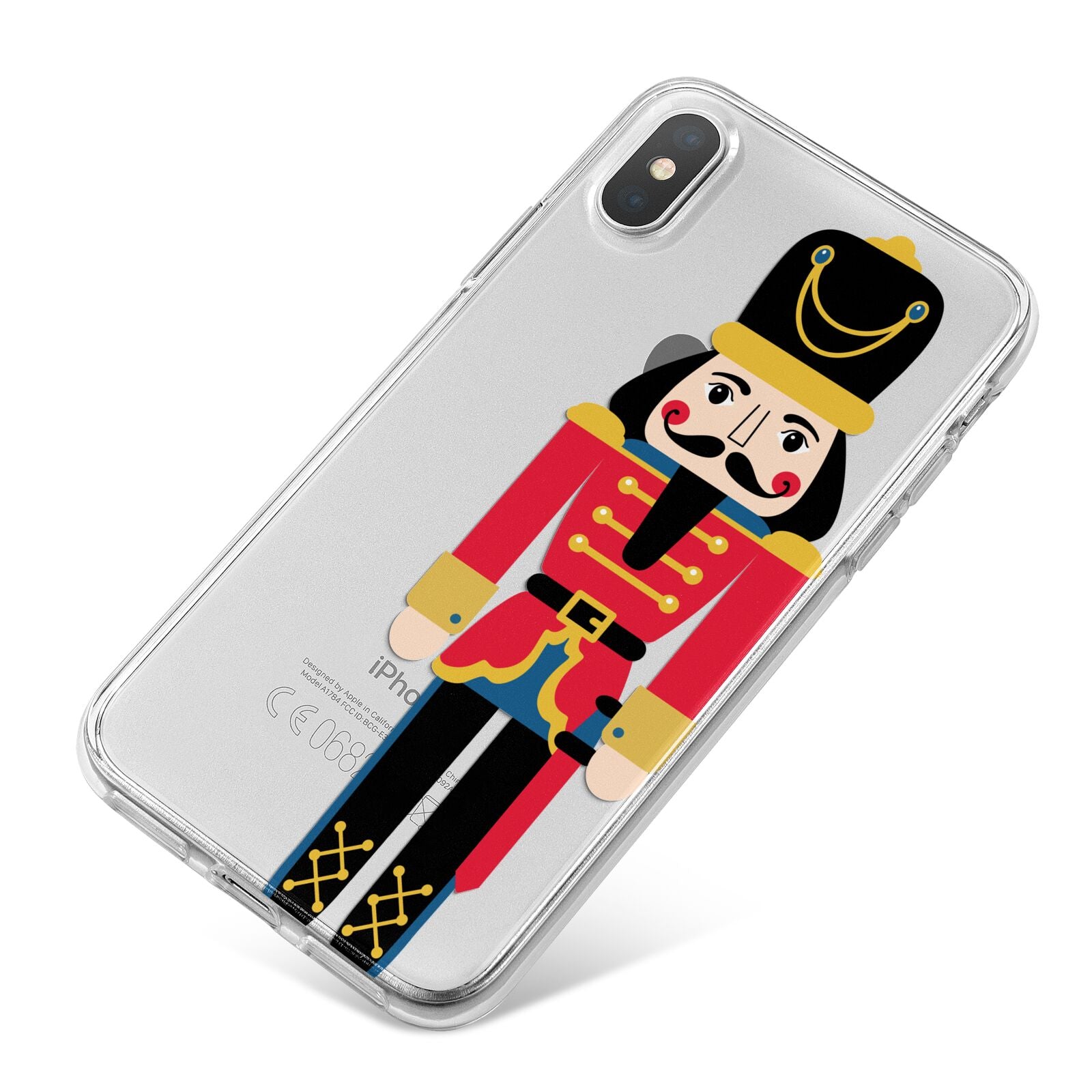 The Nutcracker iPhone X Bumper Case on Silver iPhone