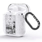 The Star Monochrome Tarot Card AirPods Glitter Case Side Image