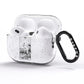 The Star Monochrome Tarot Card AirPods Pro Glitter Case Side Image