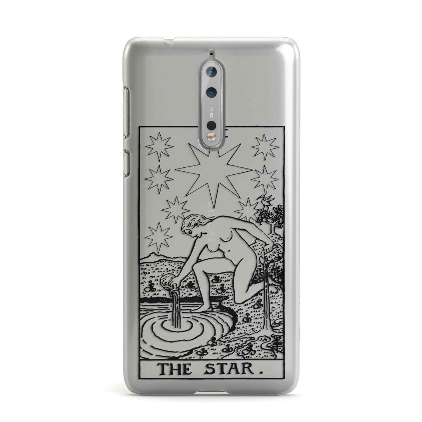 The Star Monochrome Tarot Card Nokia Case