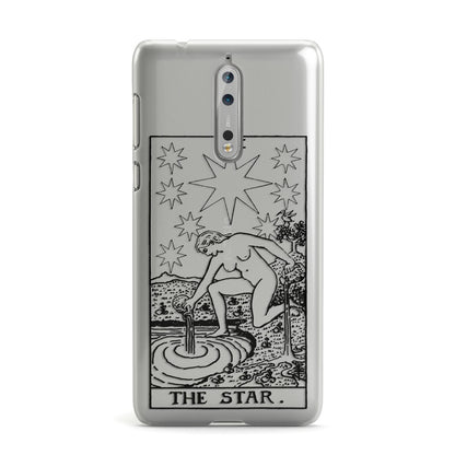 The Star Monochrome Tarot Card Nokia Case