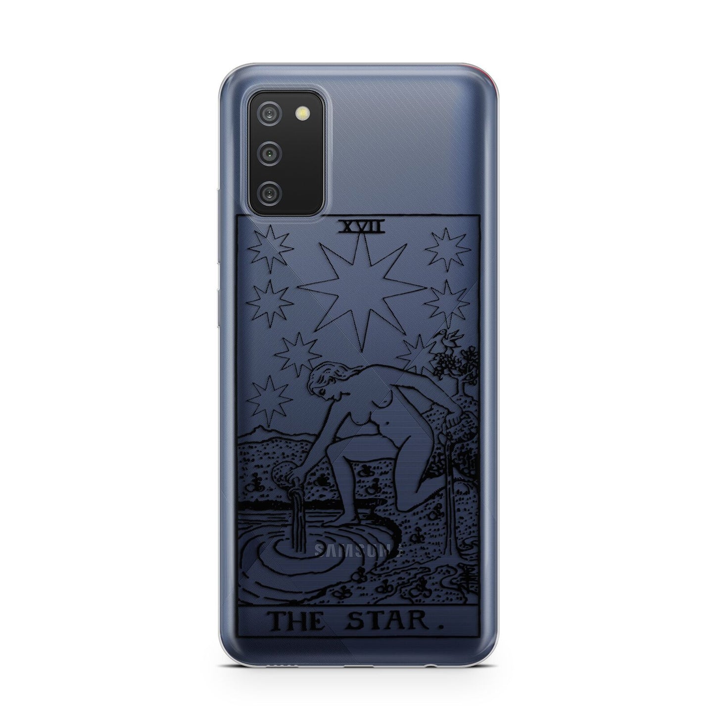 The Star Monochrome Tarot Card Samsung A02s Case