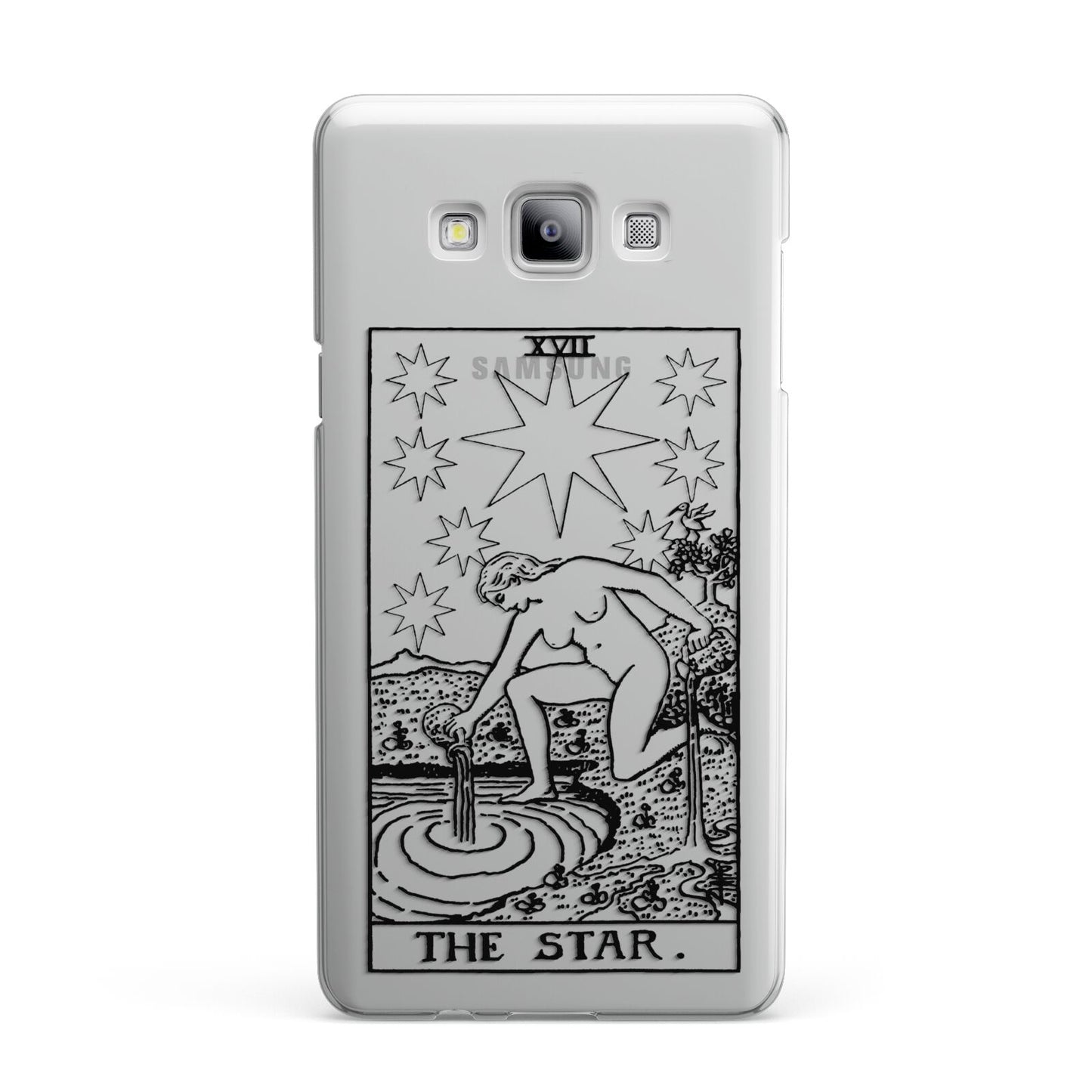 The Star Monochrome Tarot Card Samsung Galaxy A7 2015 Case