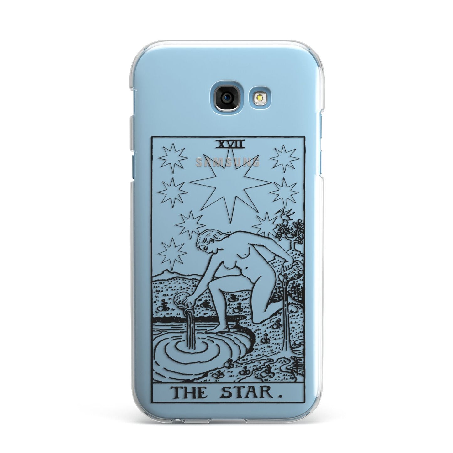 The Star Monochrome Tarot Card Samsung Galaxy A7 2017 Case