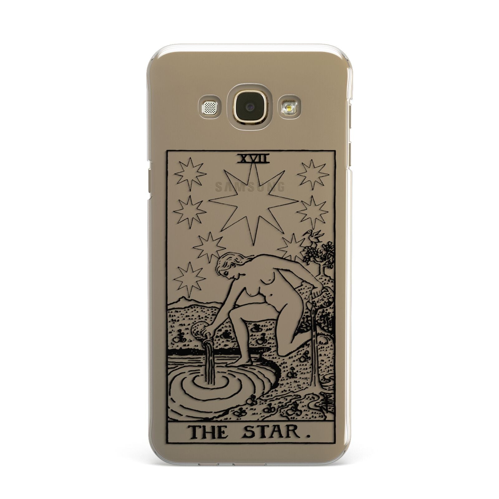 The Star Monochrome Tarot Card Samsung Galaxy A8 Case