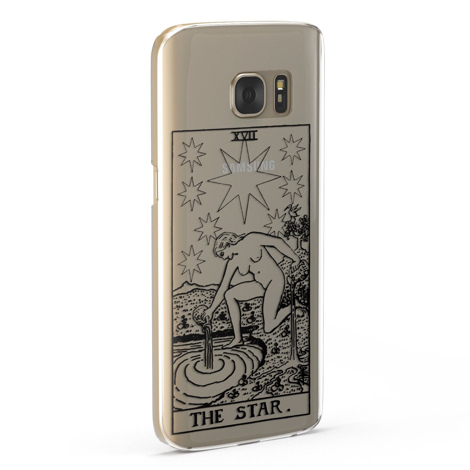 The Star Monochrome Tarot Card Samsung Galaxy Case Fourty Five Degrees