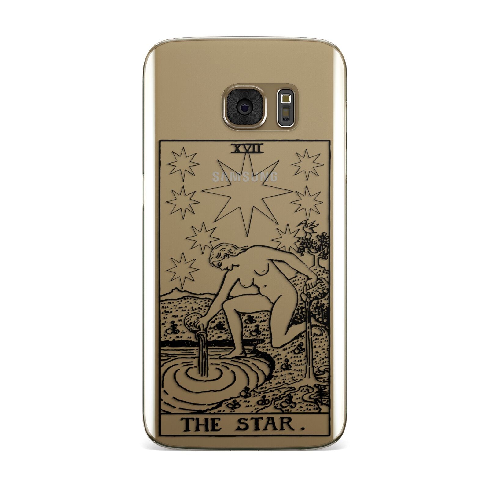 The Star Monochrome Tarot Card Samsung Galaxy Case