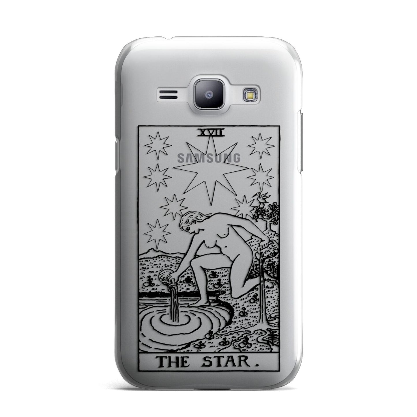 The Star Monochrome Tarot Card Samsung Galaxy J1 2015 Case