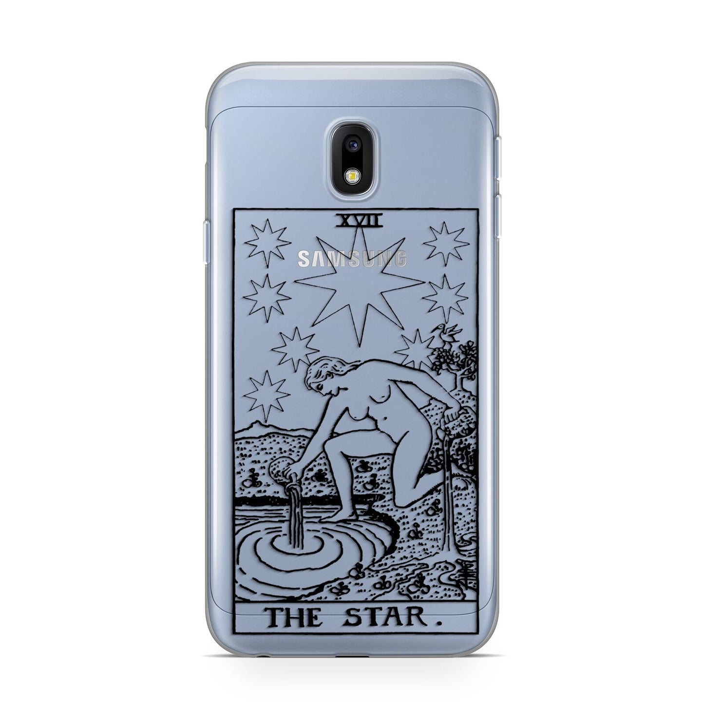 The Star Monochrome Tarot Card Samsung Galaxy J3 2017 Case