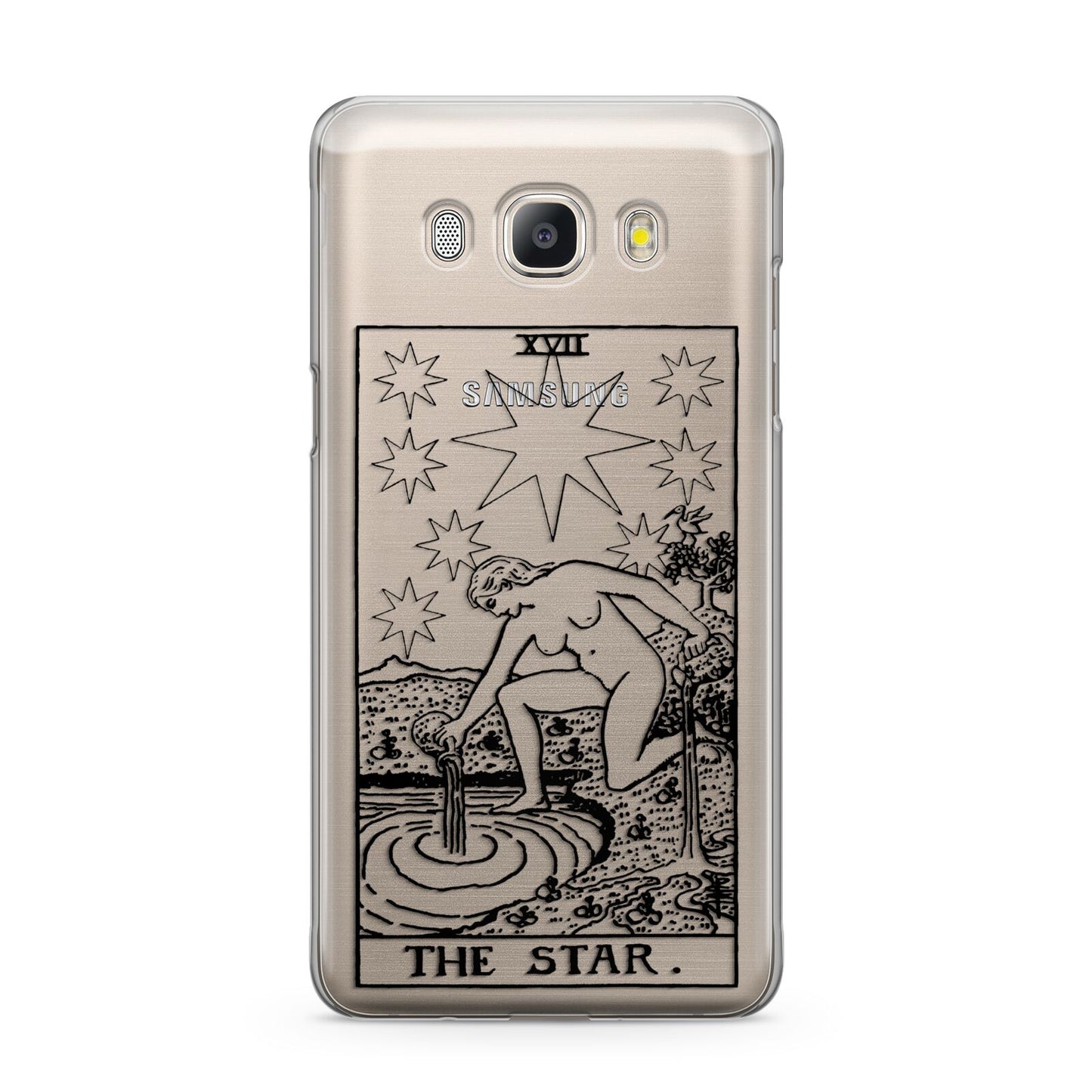 The Star Monochrome Tarot Card Samsung Galaxy J5 2016 Case