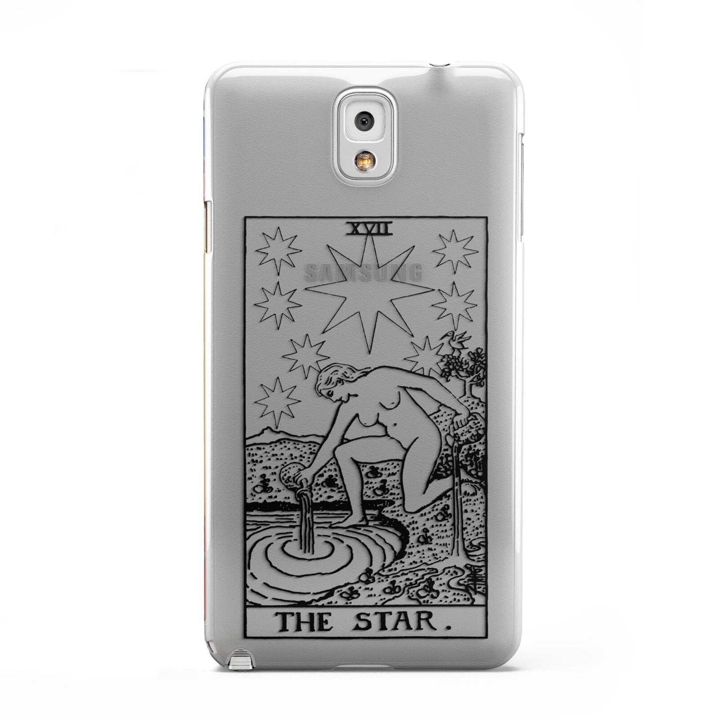 The Star Monochrome Tarot Card Samsung Galaxy Note 3 Case