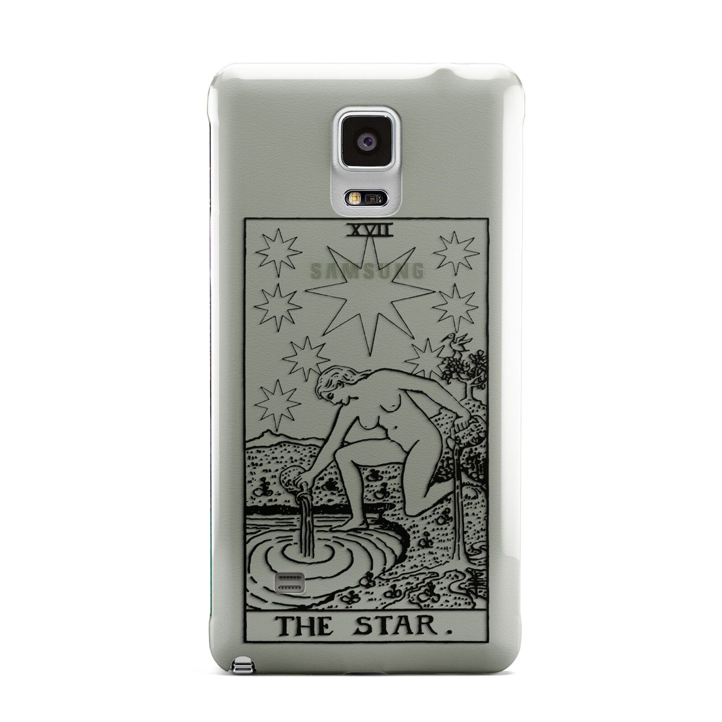 The Star Monochrome Tarot Card Samsung Galaxy Note 4 Case