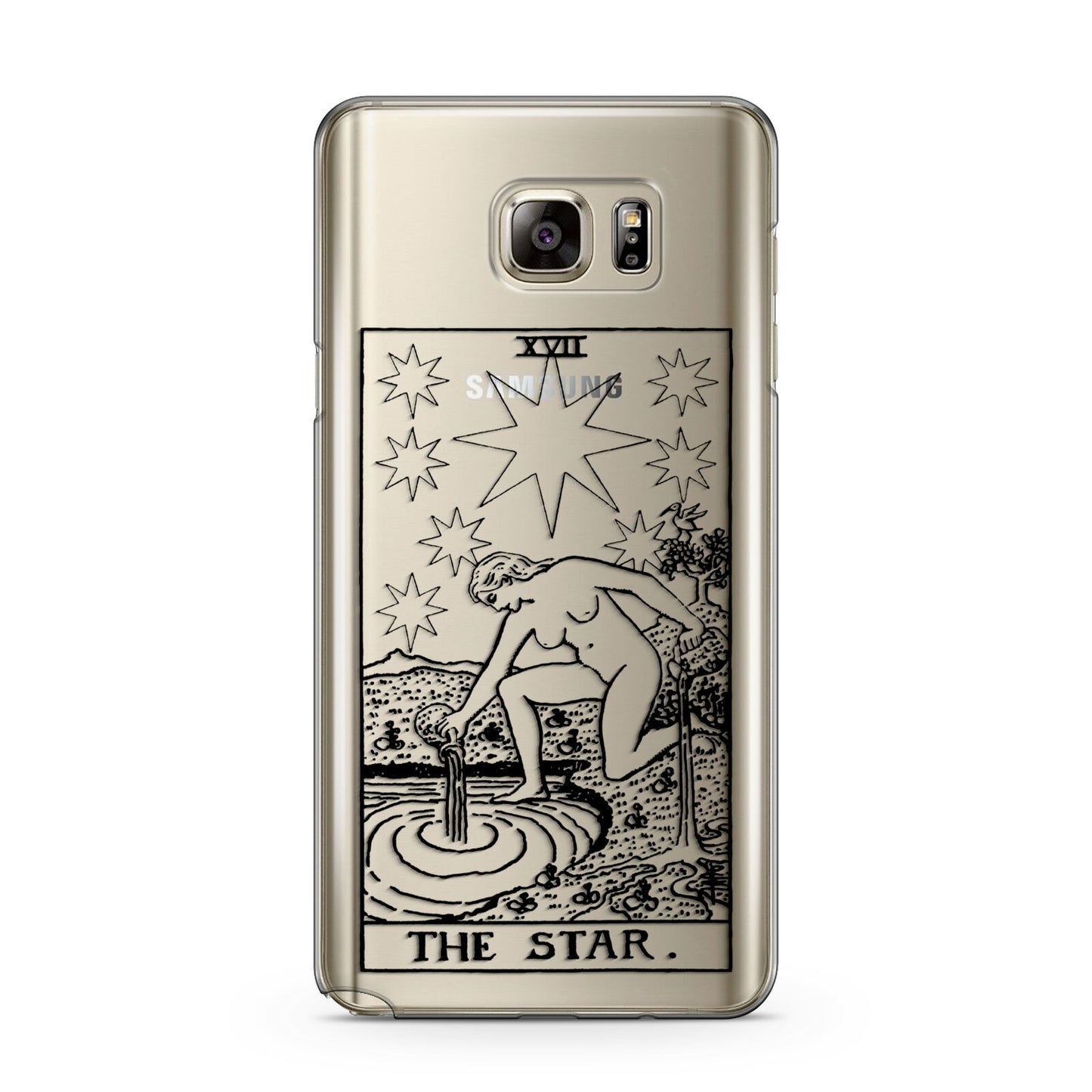 The Star Monochrome Tarot Card Samsung Galaxy Note 5 Case