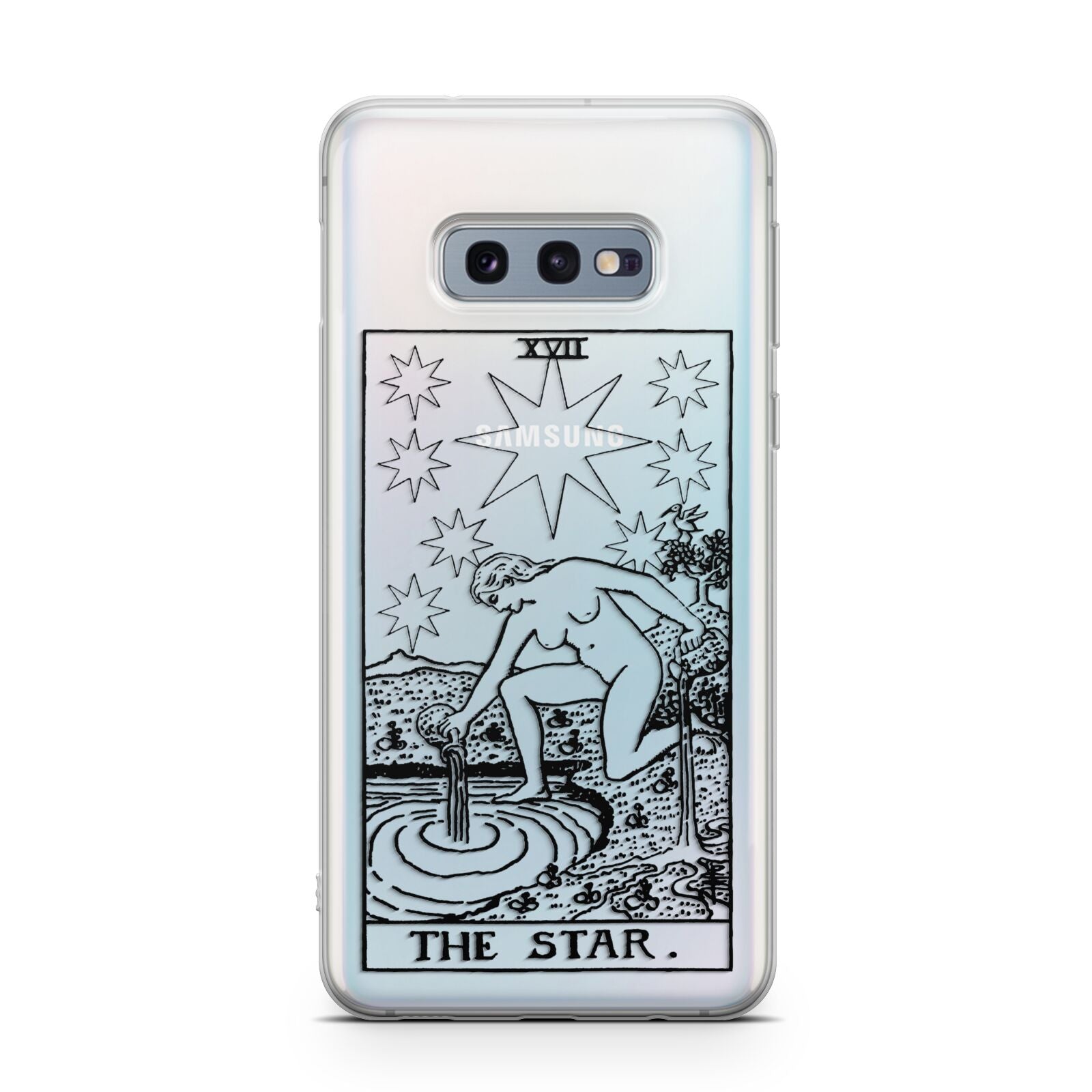 The Star Monochrome Tarot Card Samsung Galaxy S10E Case