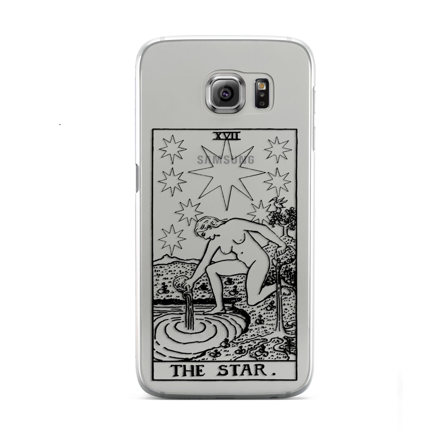 The Star Monochrome Tarot Card Samsung Galaxy S6 Case