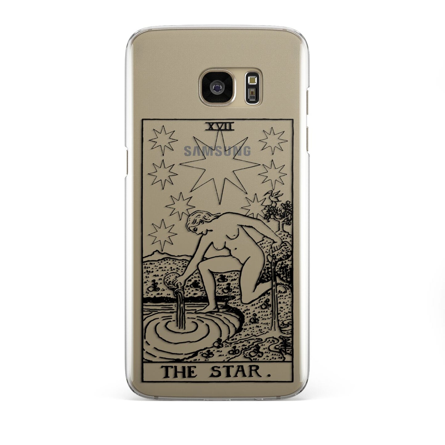 The Star Monochrome Tarot Card Samsung Galaxy S7 Edge Case