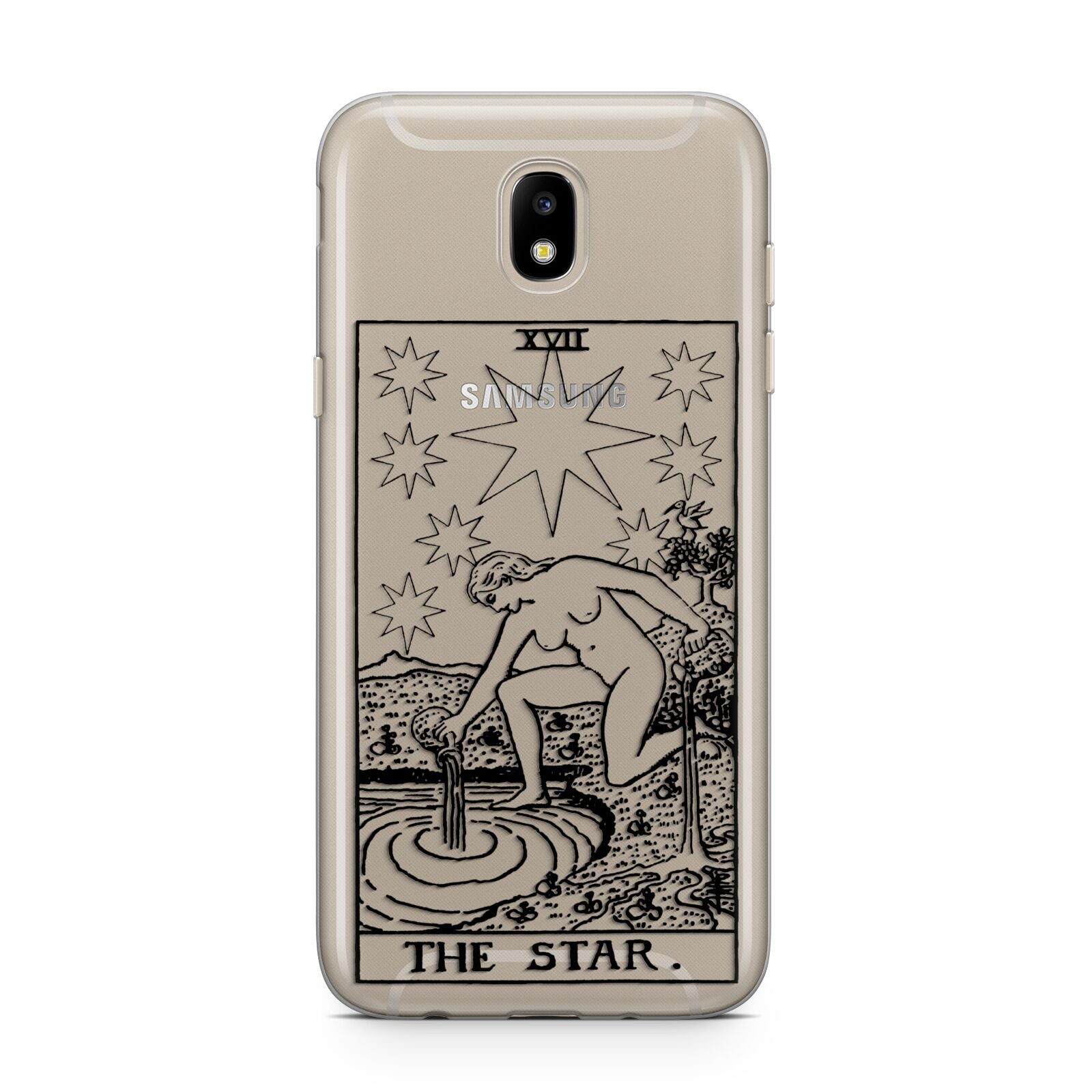 The Star Monochrome Tarot Card Samsung J5 2017 Case