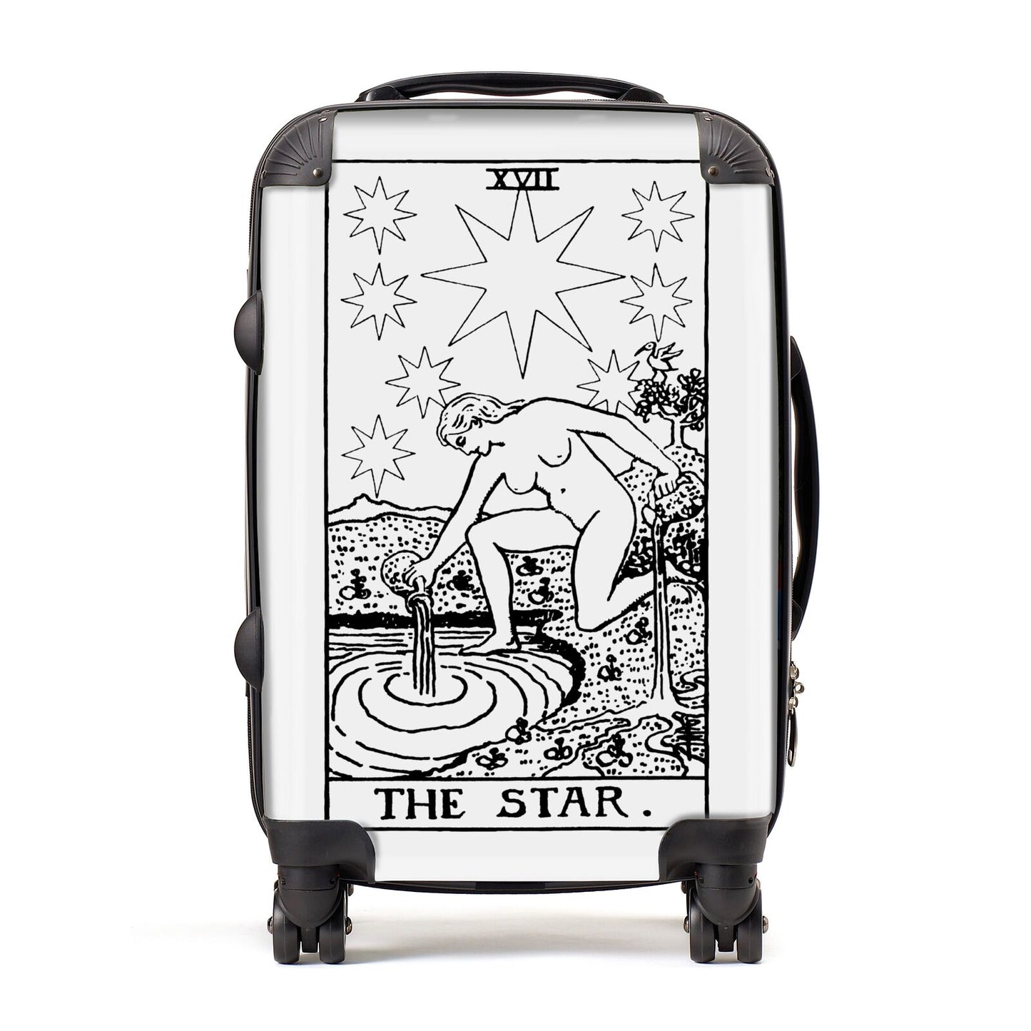 The Star Monochrome Tarot Card Suitcase