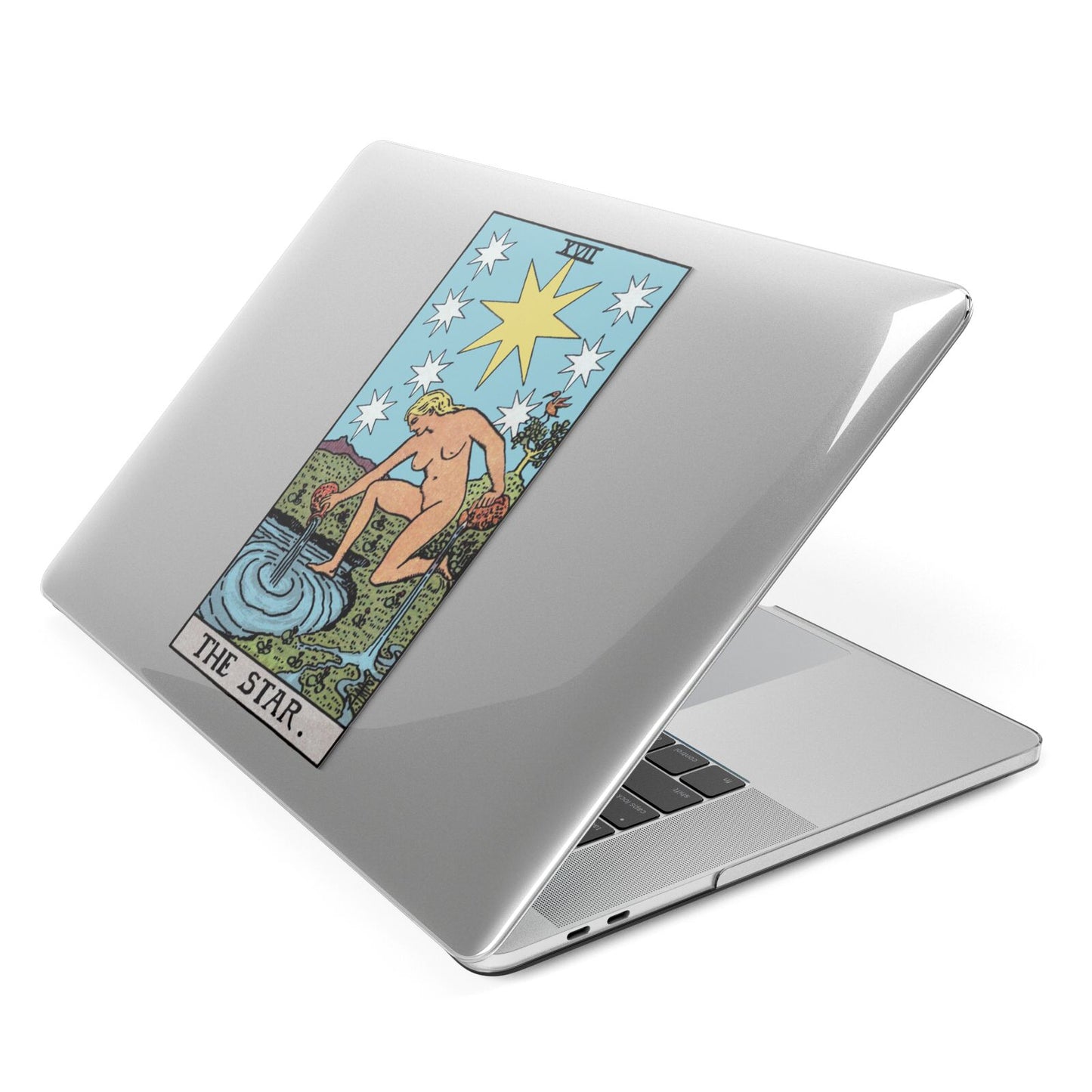 The Star Tarot Card Apple MacBook Case Side View