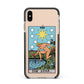 The Star Tarot Card Apple iPhone Xs Max Impact Case Black Edge on Gold Phone