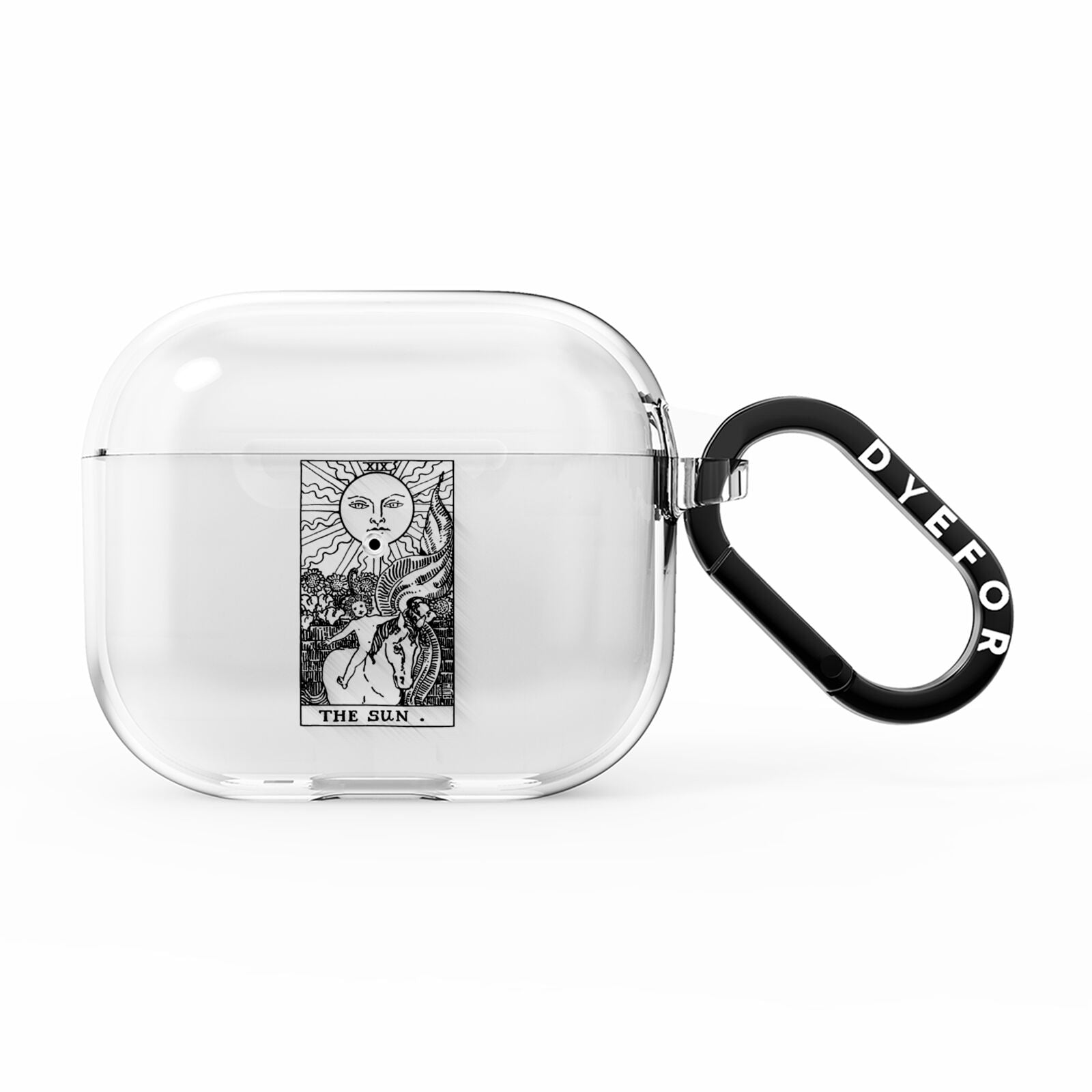 The Sun Monochrome AirPods Clear Case 3rd Gen