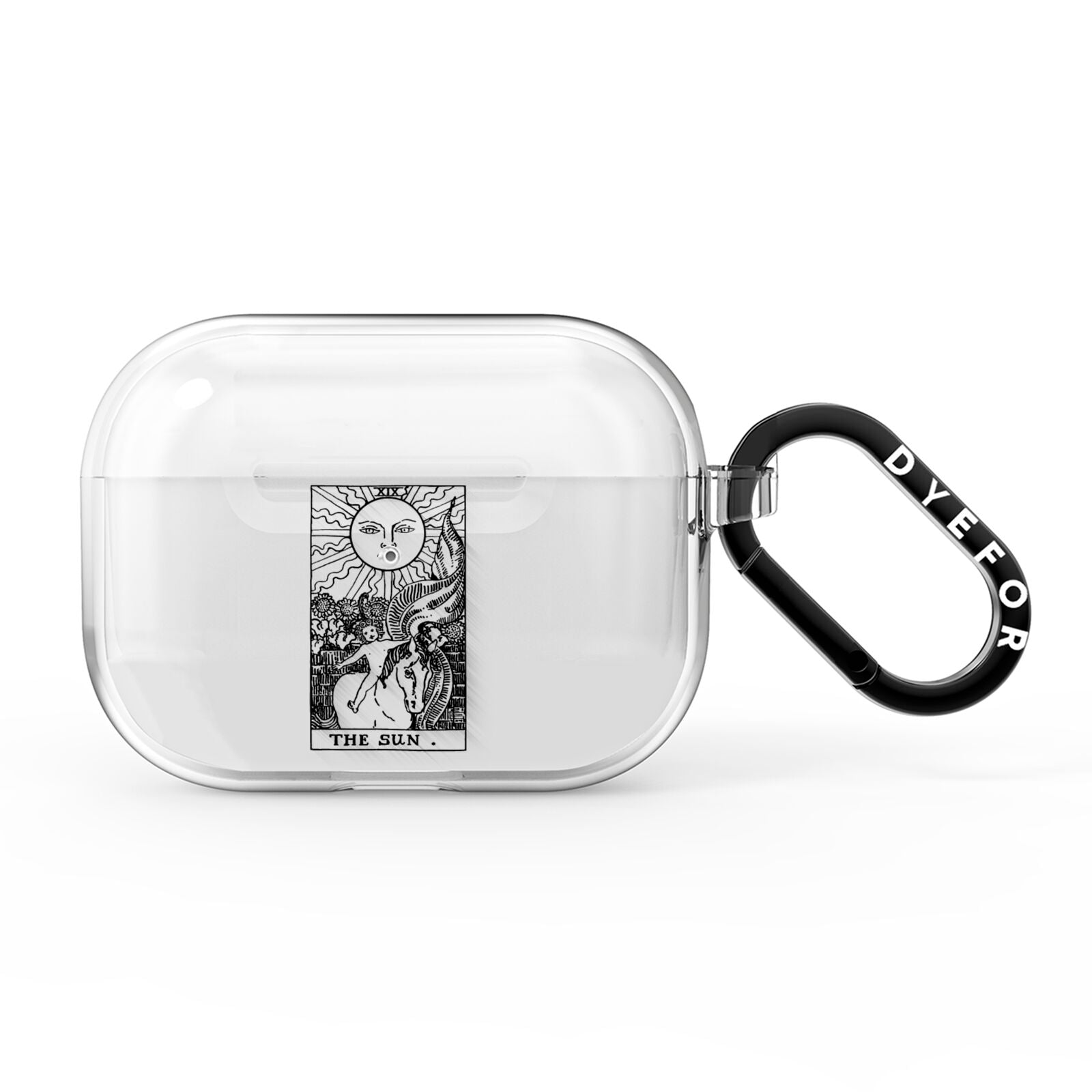 The Sun Monochrome AirPods Pro Clear Case