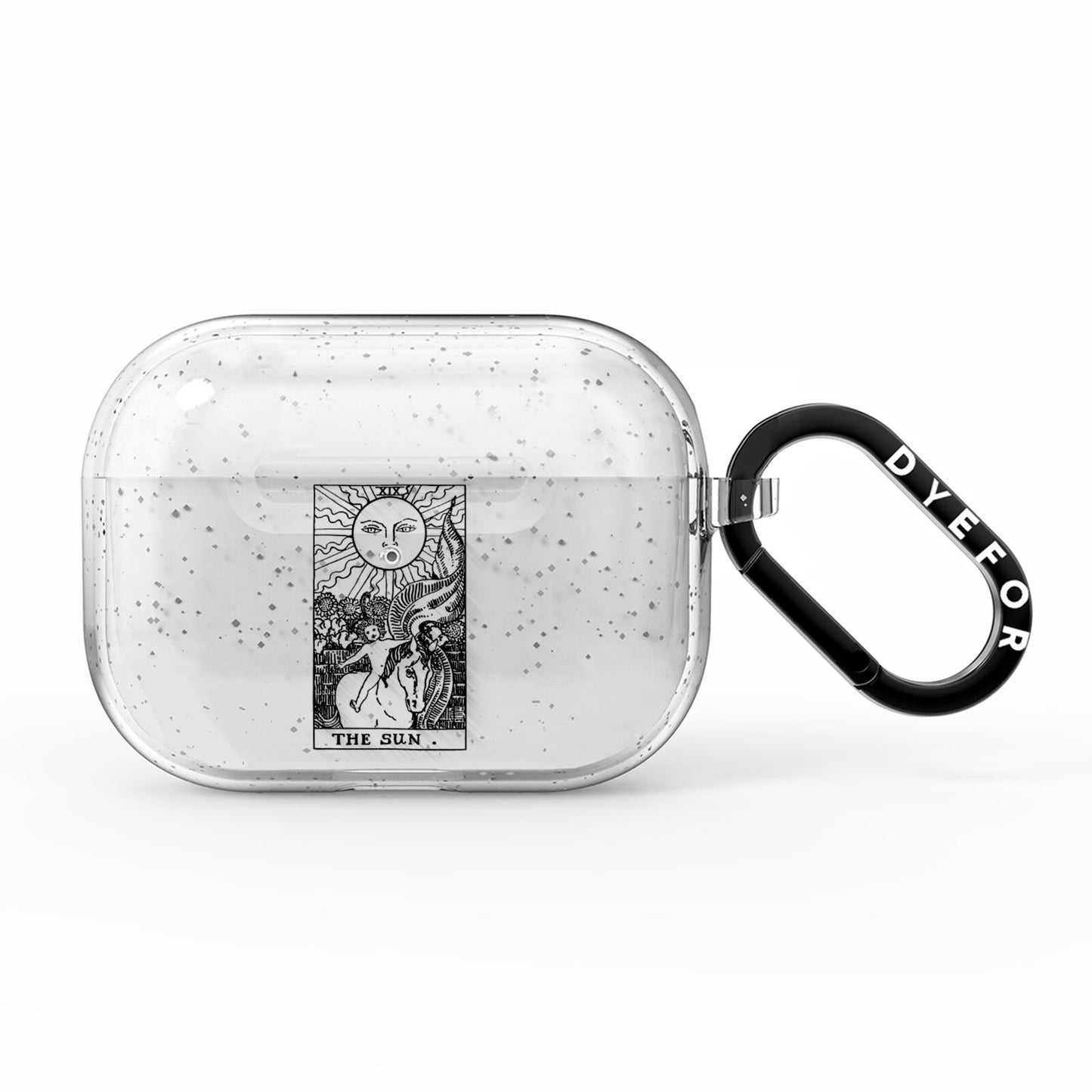 The Sun Monochrome AirPods Pro Glitter Case