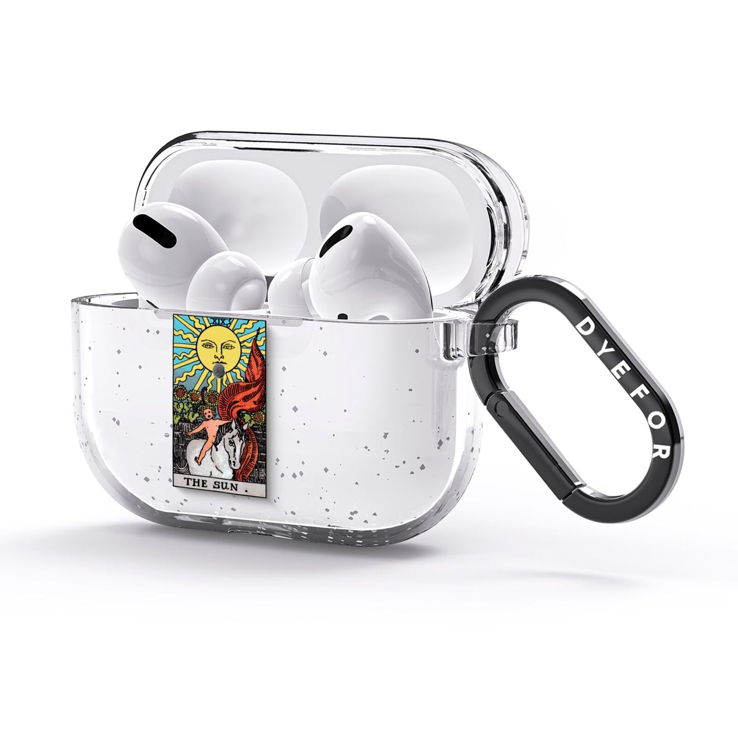 The Sun Tarot Card AirPods Glitter Case 3rd Gen Side Image