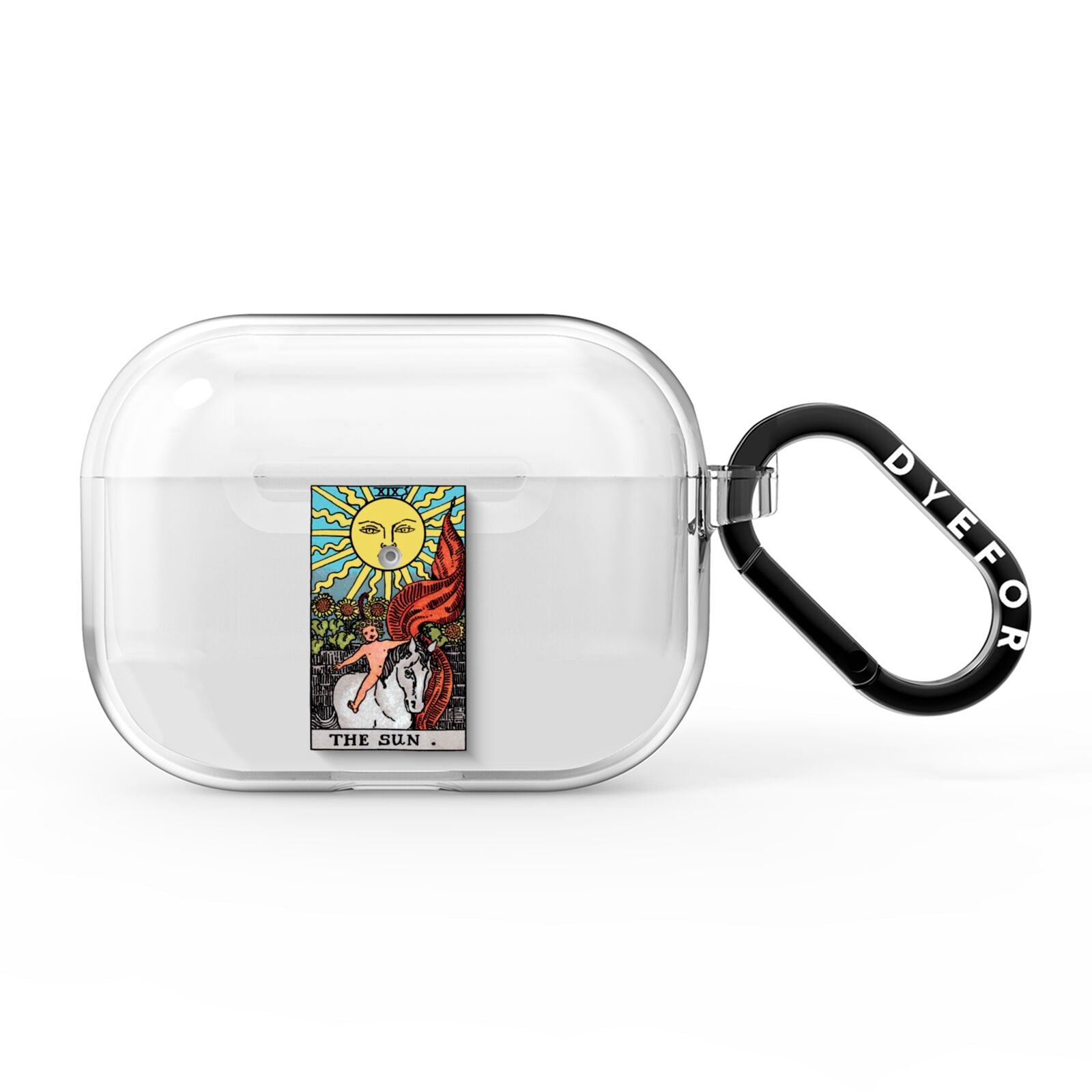 The Sun Tarot Card AirPods Pro Clear Case