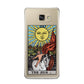 The Sun Tarot Card Samsung Galaxy A9 2016 Case on gold phone