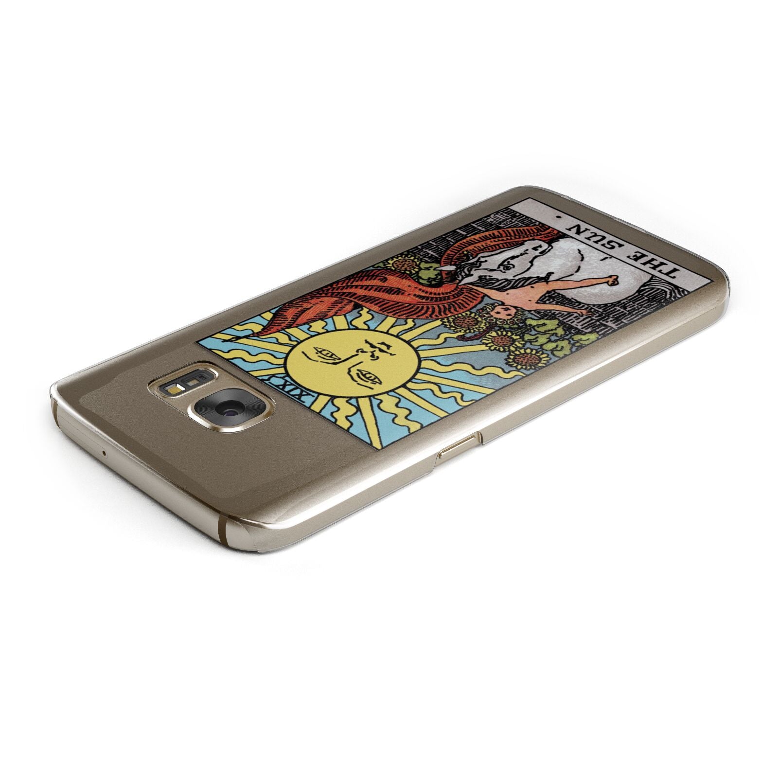 The Sun Tarot Card Samsung Galaxy Case Top Cutout