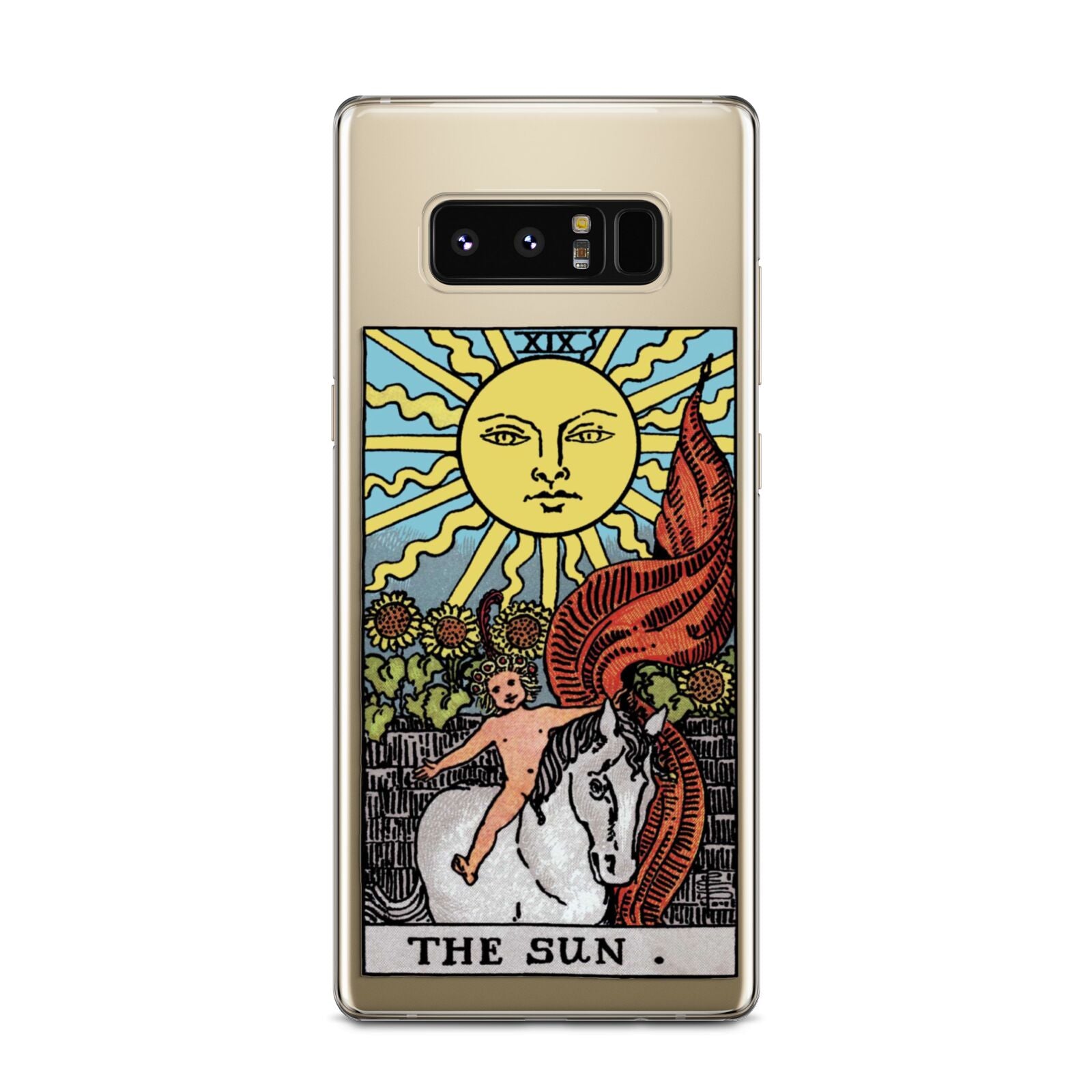The Sun Tarot Card Samsung Galaxy Note 8 Case