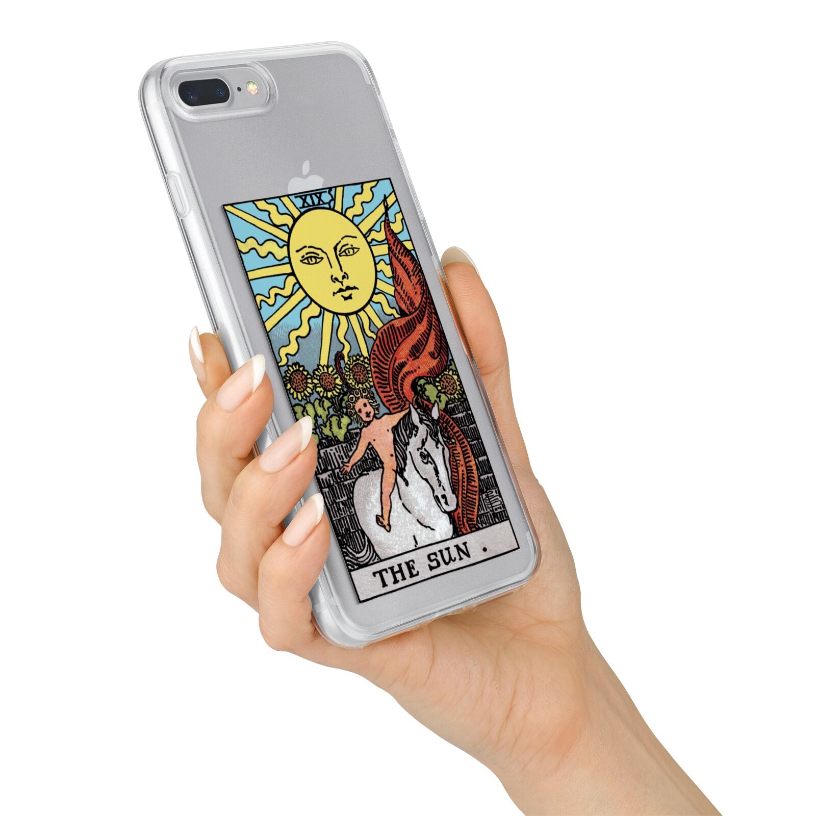 The Sun Tarot Card iPhone 7 Plus Bumper Case on Silver iPhone Alternative Image