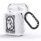 The World Monochrome AirPods Glitter Case Side Image