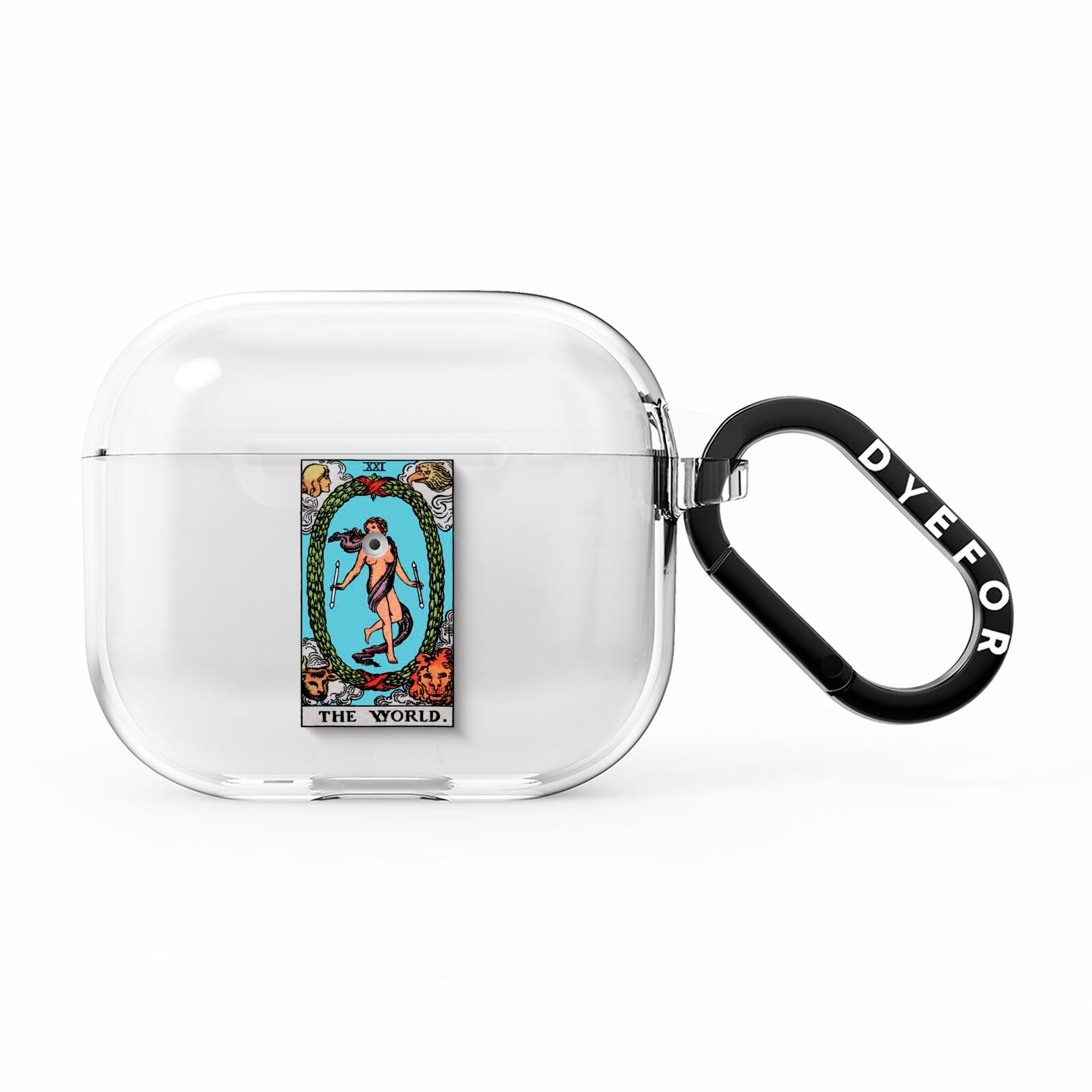 The World Tarot Card AirPods Clear Case 3rd Gen