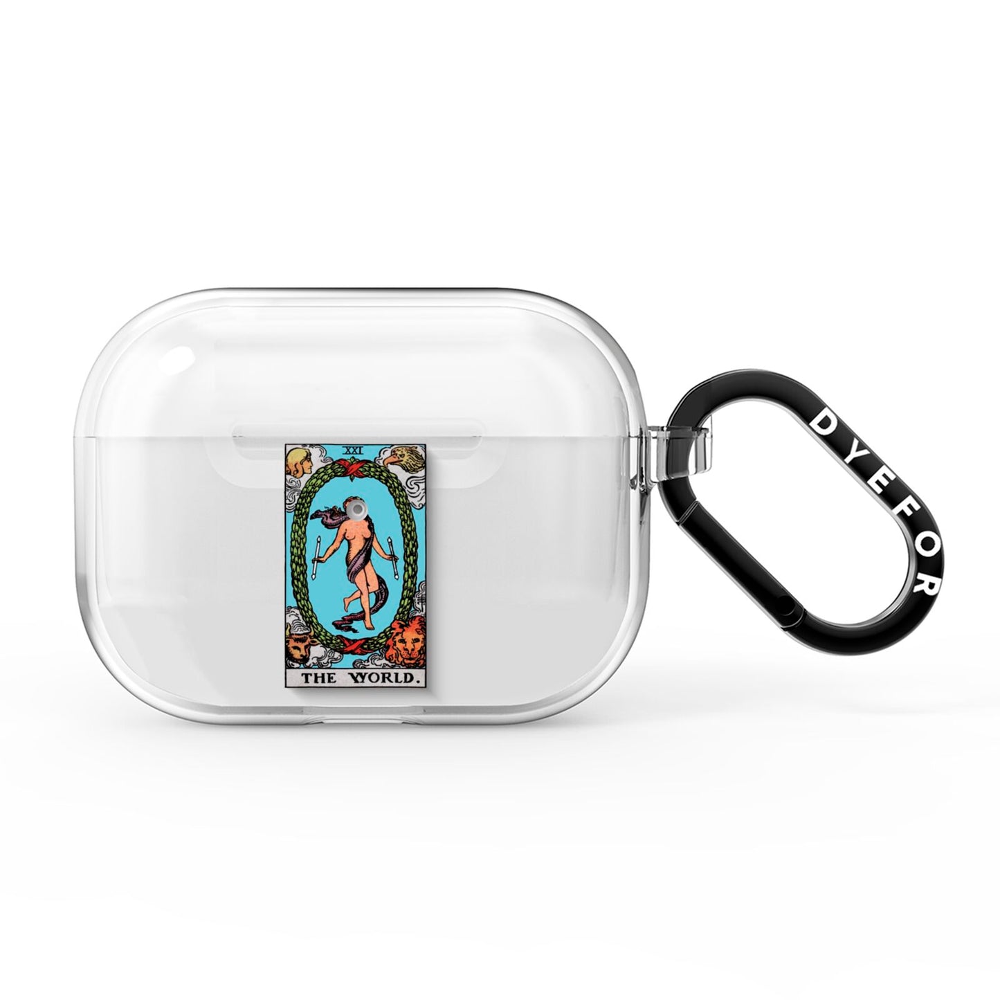 The World Tarot Card AirPods Pro Clear Case