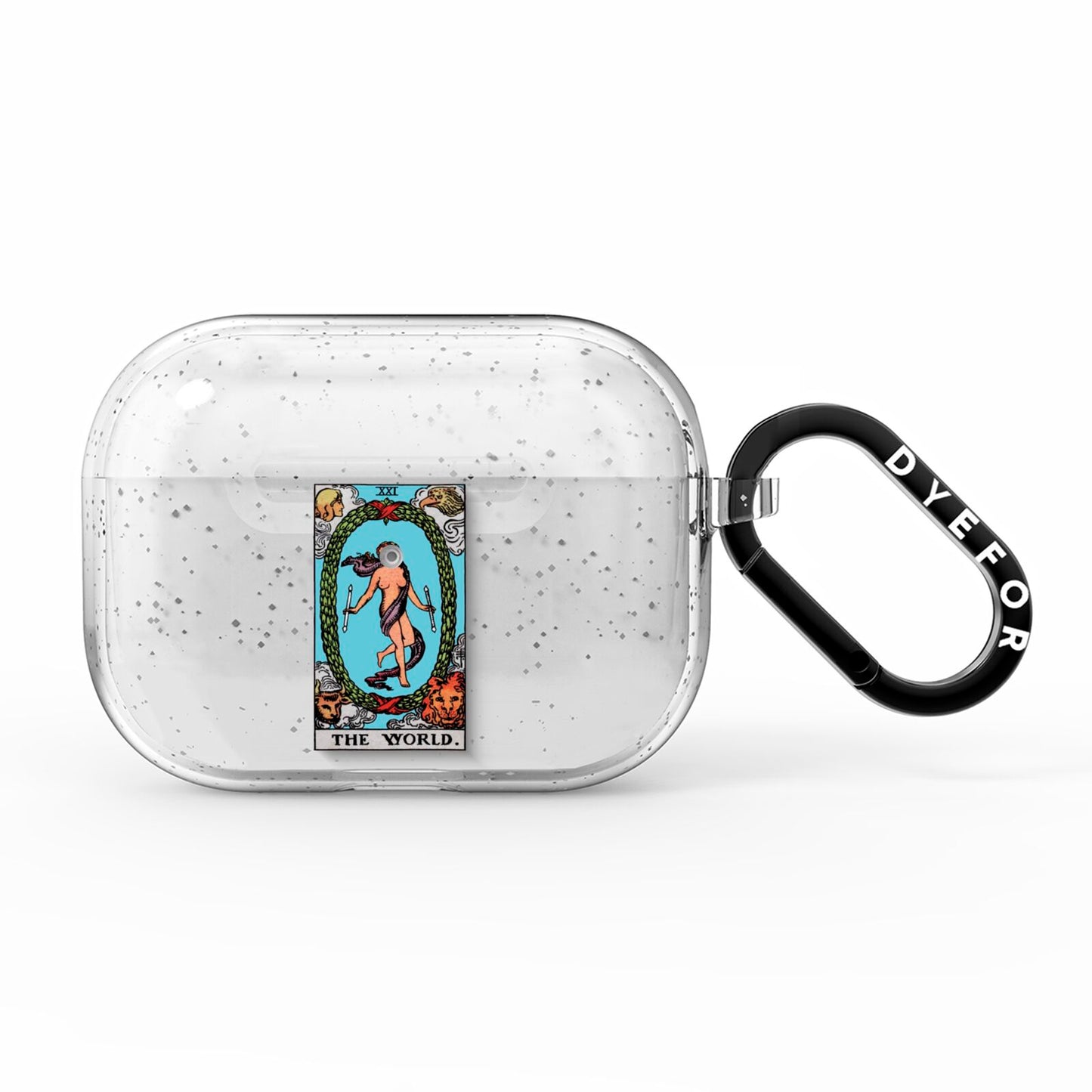 The World Tarot Card AirPods Pro Glitter Case