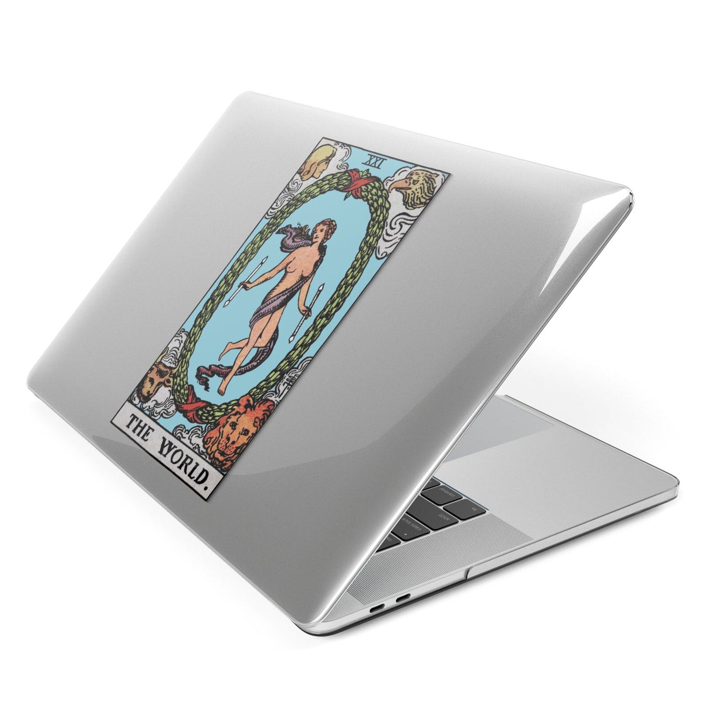 The World Tarot Card Apple MacBook Case Side View