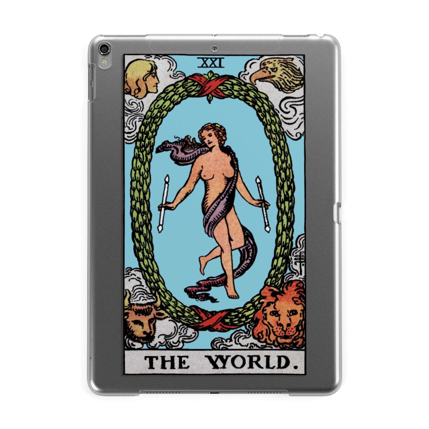 The World Tarot Card Apple iPad Grey Case