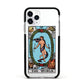The World Tarot Card Apple iPhone 11 Pro in Silver with Black Impact Case